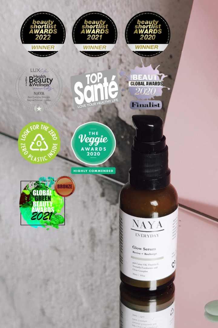 Vitamin C adaptogen serum for glowing skin, Mitochondria energising skincare serum, Brightening and energizing serum with stable vitamin C