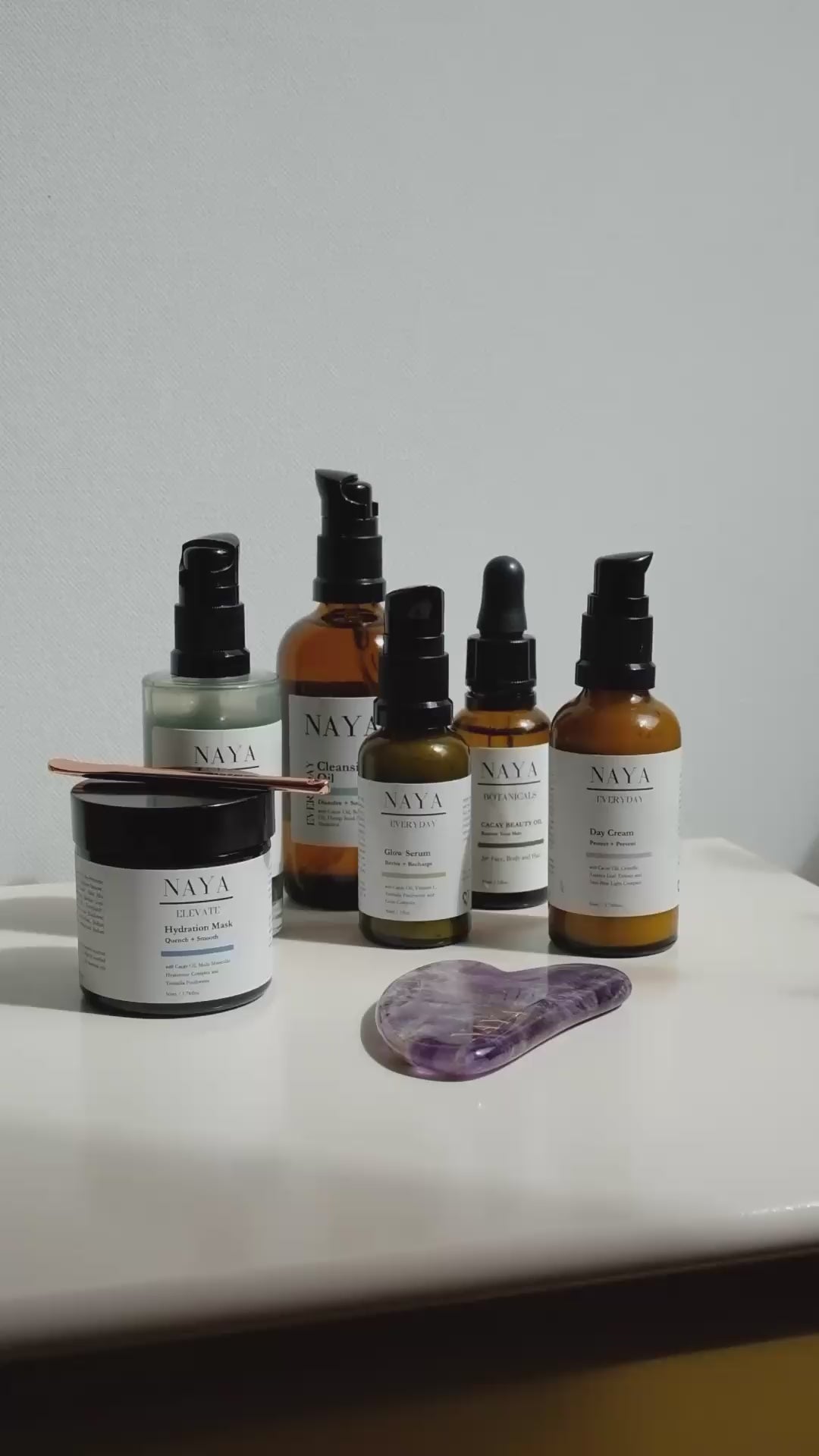 Amethyst Gua Sha Stein