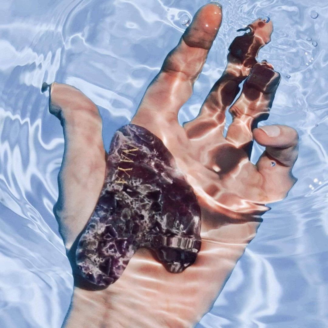 Relax Me | NAYA Amethyst Gua Sha (Face Yoga) , Accessories , NAYA , , NAYA , nayaglow.com