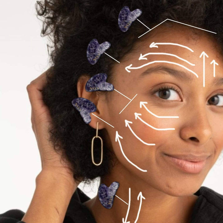 Relax Me | NAYA Amethyst Gua Sha (Face Yoga) , Accessories , NAYA , , NAYA , nayaglow.com