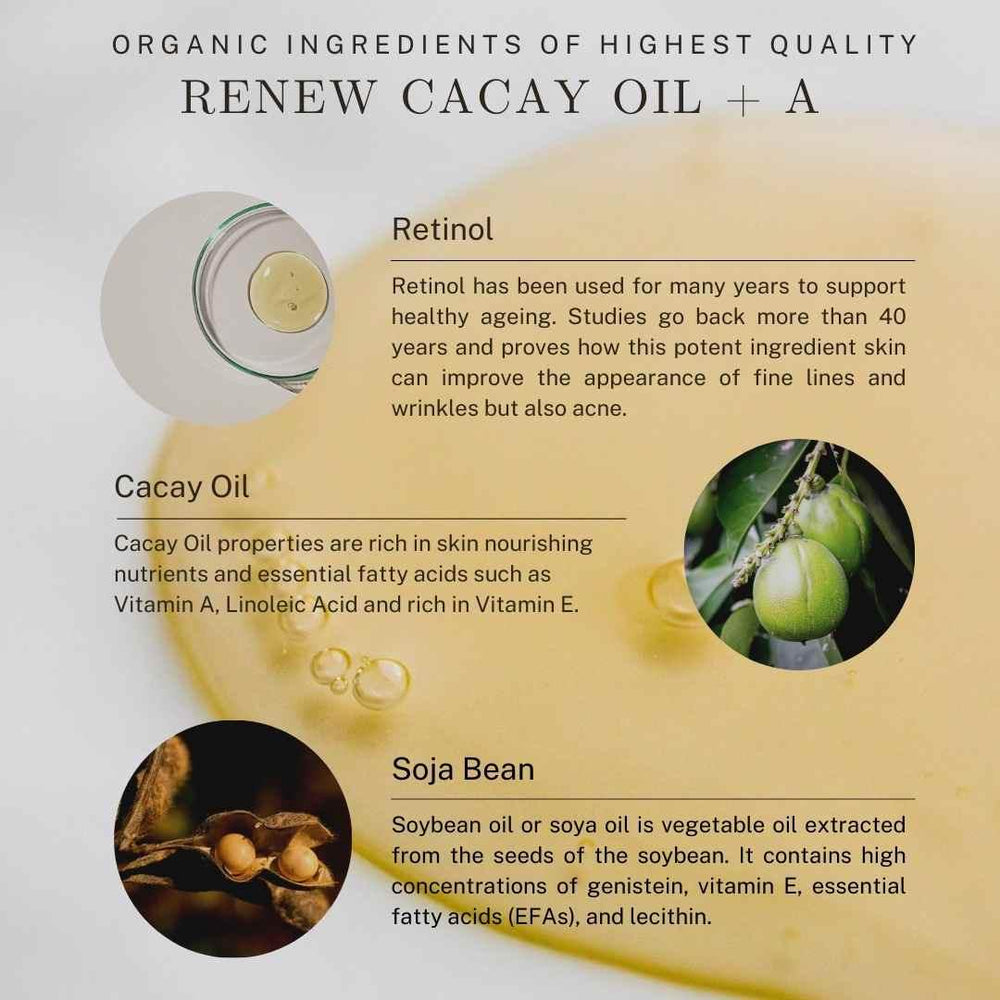 Renewe Me | Renew Cacay Oil + A (Retinol 0.3%) , Face Oil , NAYA , , NAYA , nayaglow.com