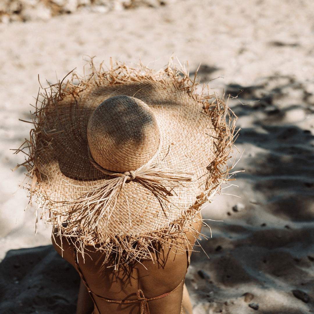 Sun Allergy, Sensitive Skin, sun hat, beach