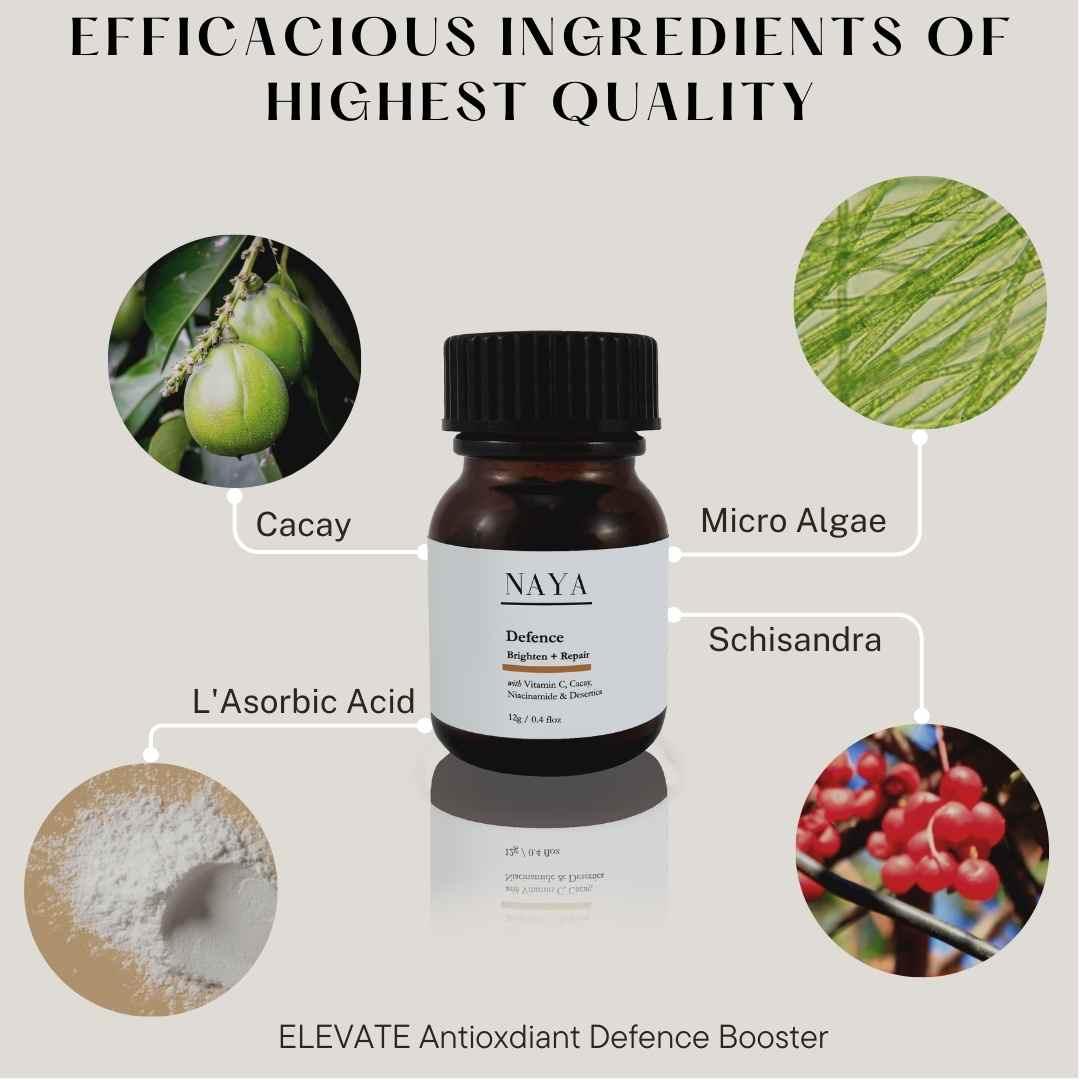 Defend Me | Elevate Antioxidant Defence Booster (Vit C + Microalgae) , Booster , NAYA , , NAYA , nayaglow.com