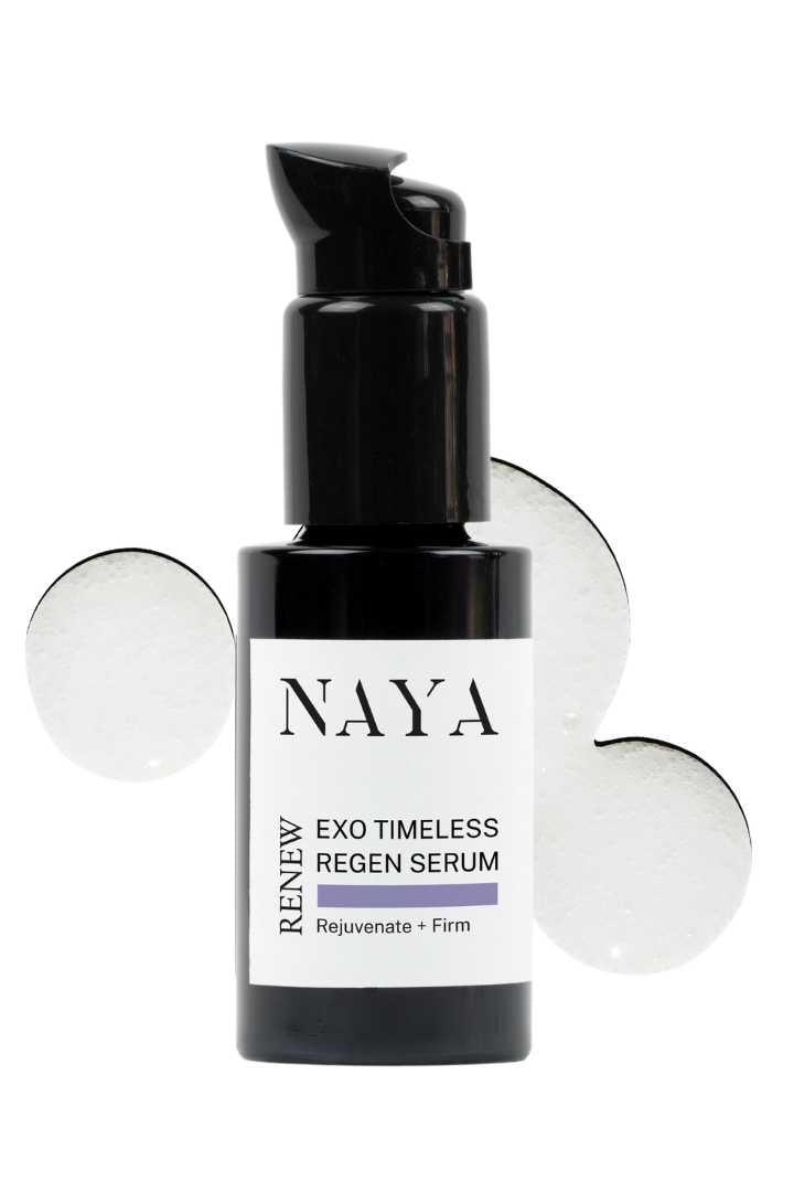 exo timeless regen serum product with texture naya