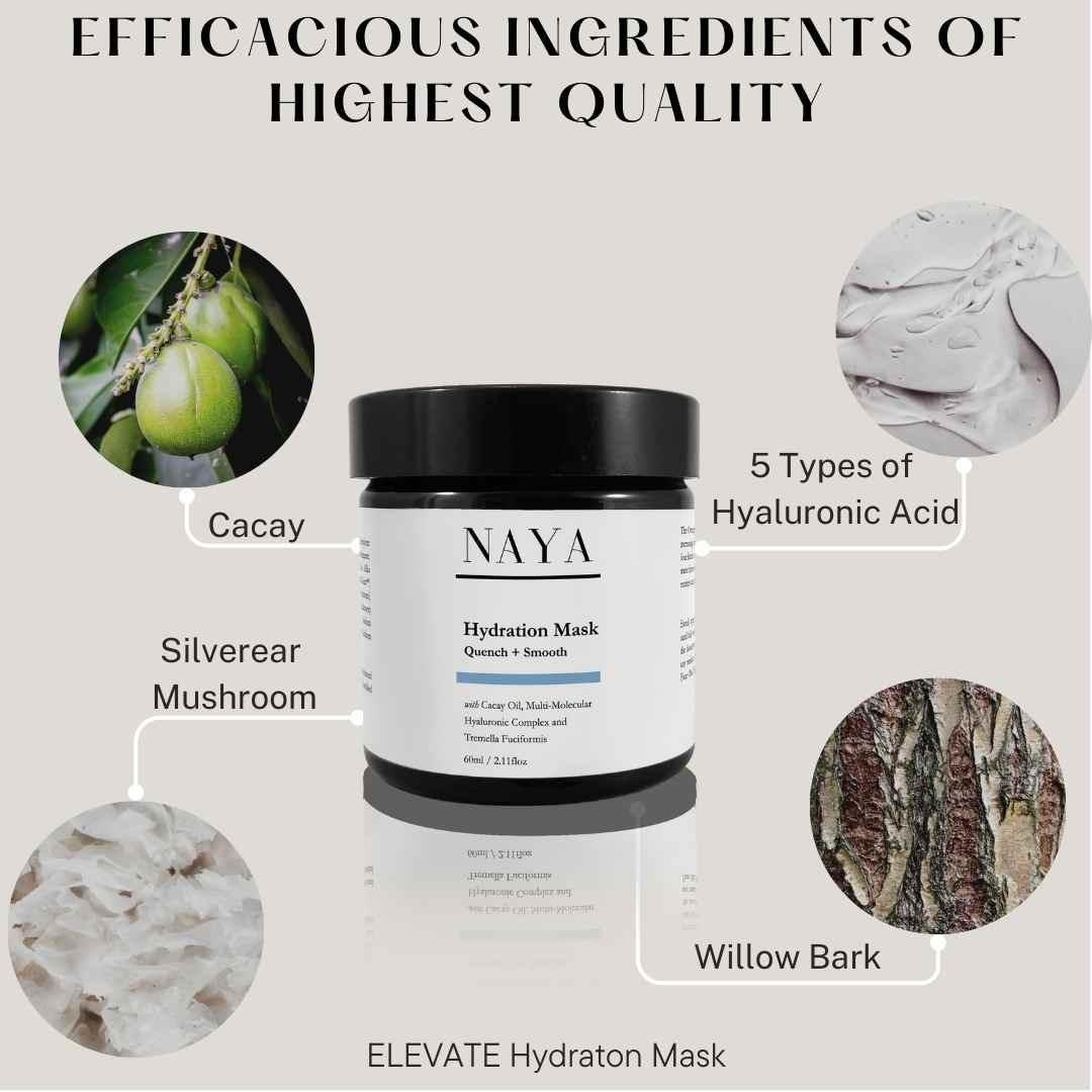 Immerse Me | Elevate Hydration Mask (Multi-Hyaluronic Complex) , Mask , NAYA , , NAYA , nayaglow.com
