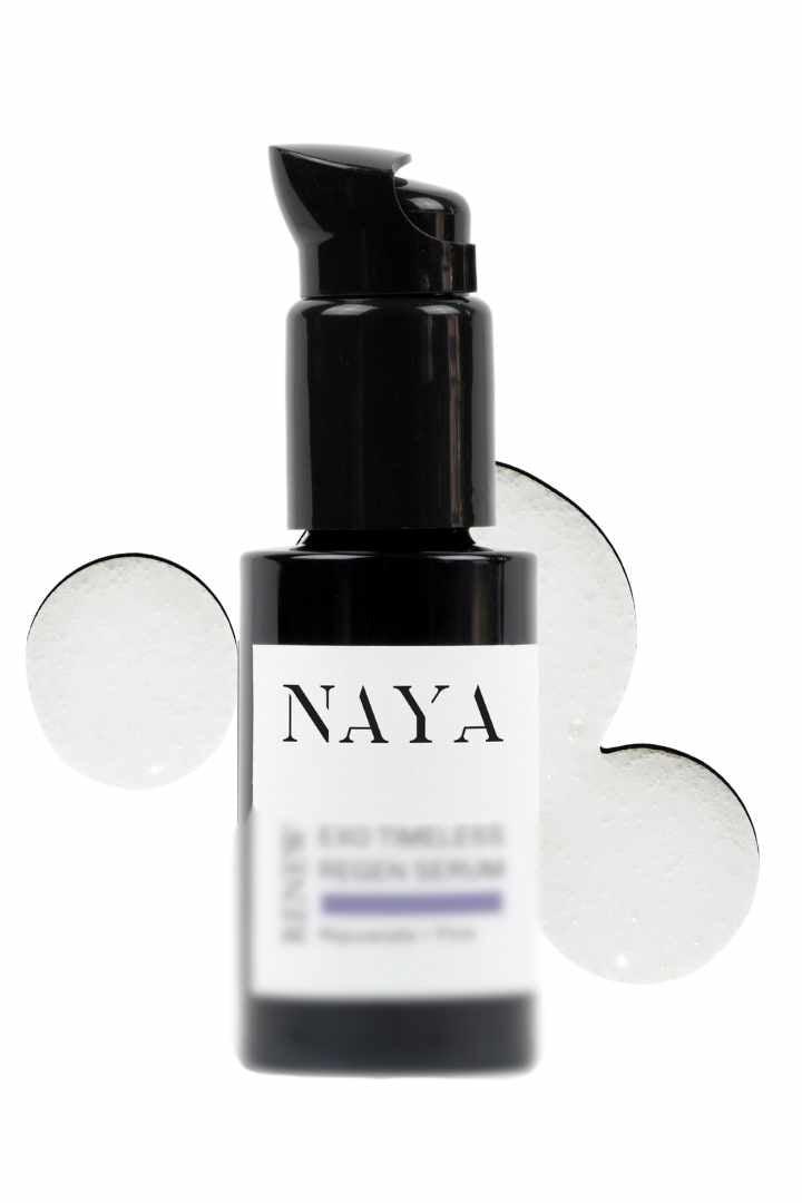 mystery serum product blurred with texture naya