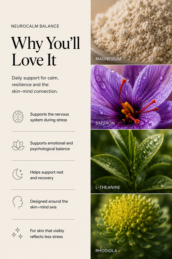 NeuroCalm Balance | Skin–Mind Axis