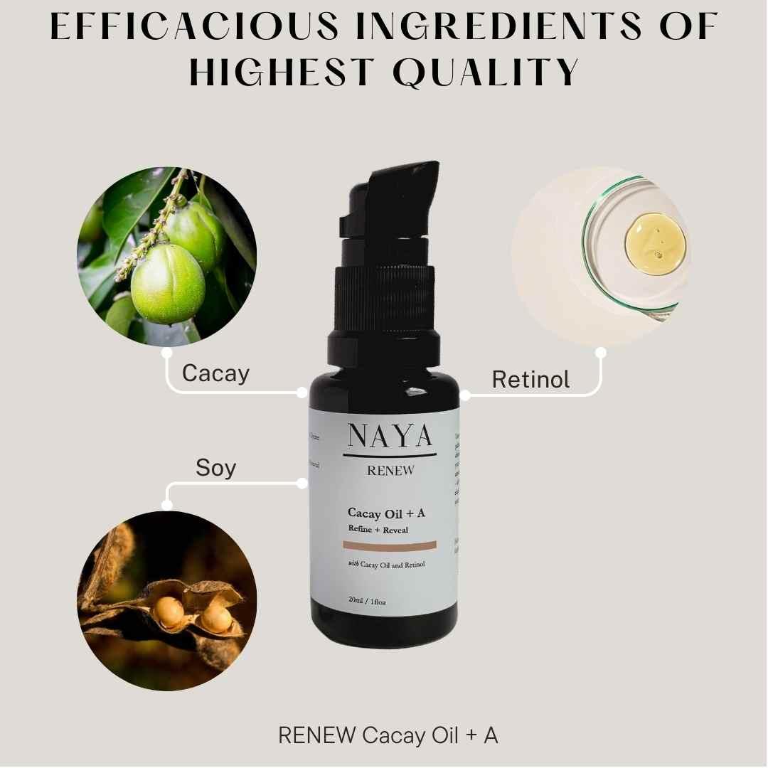 Renewe Me | Renew Cacay Oil + A (Retinol 0.3%) , Face Oil , NAYA , , NAYA , nayaglow.com
