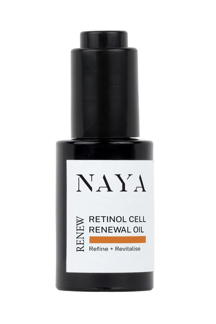 retinol cell renewal product white background naya